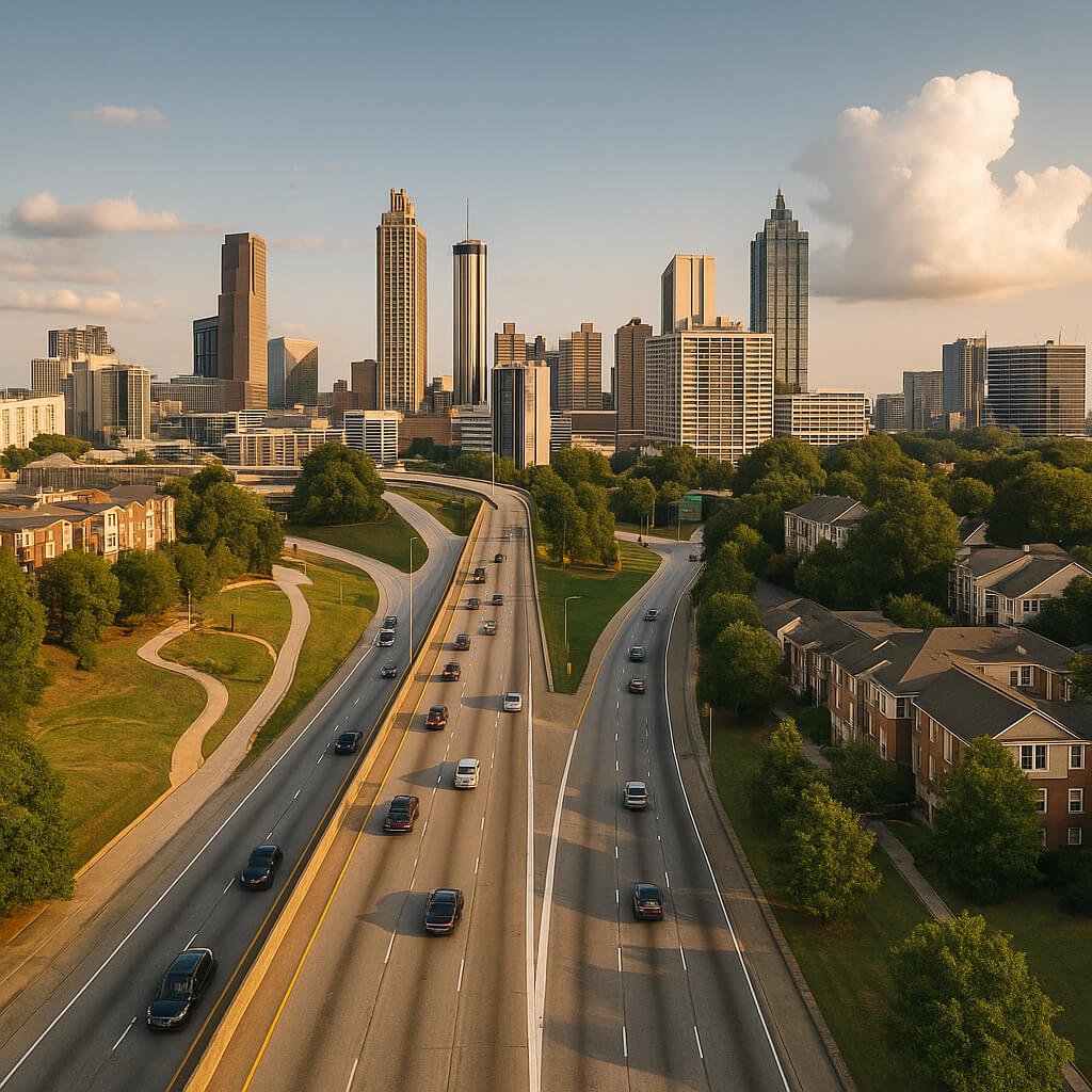 View of Metro Atlanta